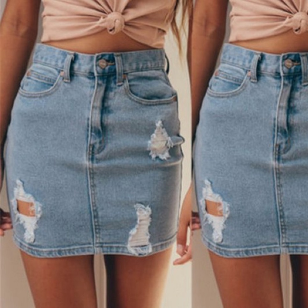 Urban Outfitters high waisted jean skirt